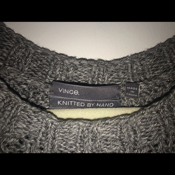 Vince gray knit sweater - Picture 6 of 8